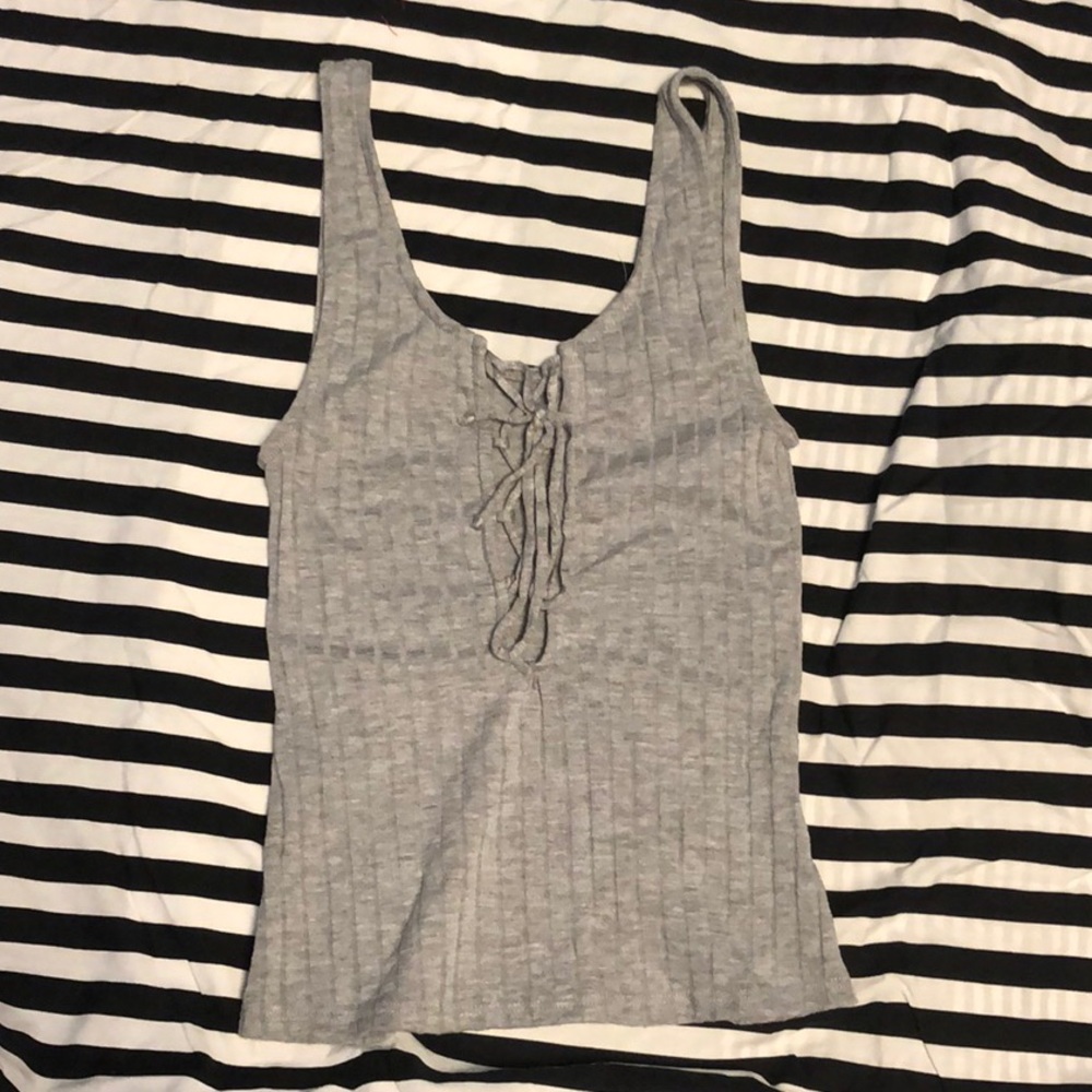 Urban outfitters laced up tank